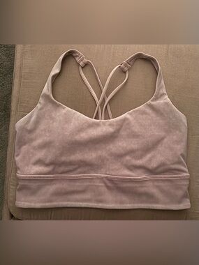 Lululemon Free To Be Longline Rib Snow Wash Bra